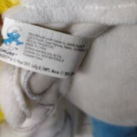 XL Smurfette The Smurfs‎ 21” Large Plush Stuffed Toy 2011 Jakks Pacific - Picture 8 of 8